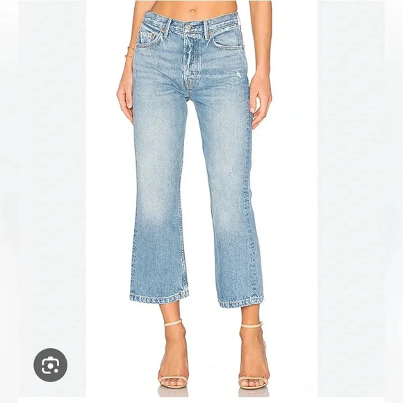 GRLFRND “Linda” wide leg jeans in Golden Girl size 27 - Picture 12 of 14